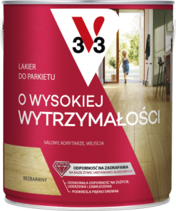 Lakier do parkietu o wysokiej wytrzymałości V33