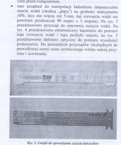 Konserwacja wózków jezdniowych podnośnikowych z mechanicznym napędem podnoszenia