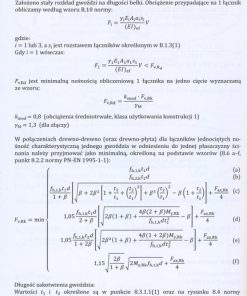 Konstrukcje drewniane - przykłady obliczeń