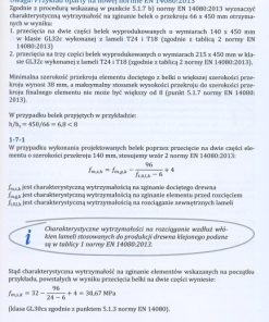 Konstrukcje drewniane - przykłady obliczeń