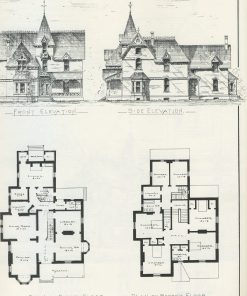 Victorian Wooden & Brick Hauses with Details