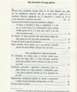 Żywy płot z głogu białego - Reprint 1844