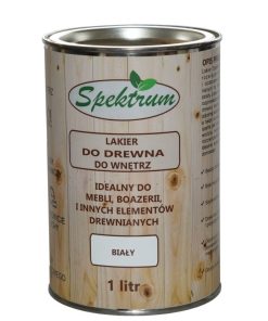 Lakier do drewna - biały - SPEKTRUM