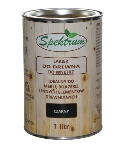 Lakier do drewna - czarny - SPEKTRUM