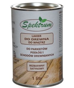 Lakier do parkietów, podłóg i schodów drewnianych SPEKTRUM - 1,0