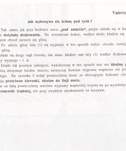 Wznoszenie budynków z gliny. Poradnik - Reprint 1930