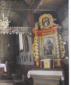 Łopuszna kościół drewniany