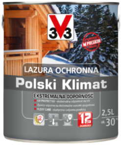 Lazura ochronna Polski Klimat- ekstremalna odporność V33