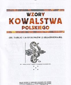 Wzory kowalstwa polskiego - Reprint