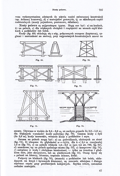 Mosty drewniane - Reprint 1927