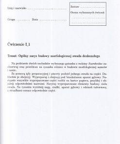 Zeszyt ćwiczeń z entomologii dla studentów Wydziału Leśnego